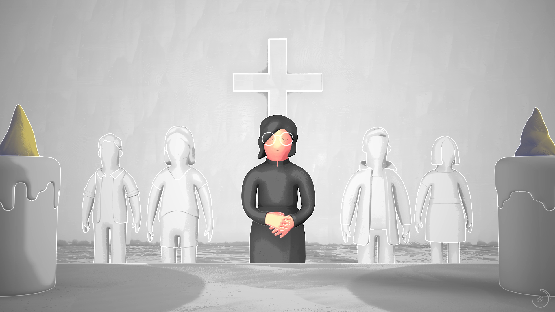 Un fotograma del vídeo. Lo mismo que describe el texto.