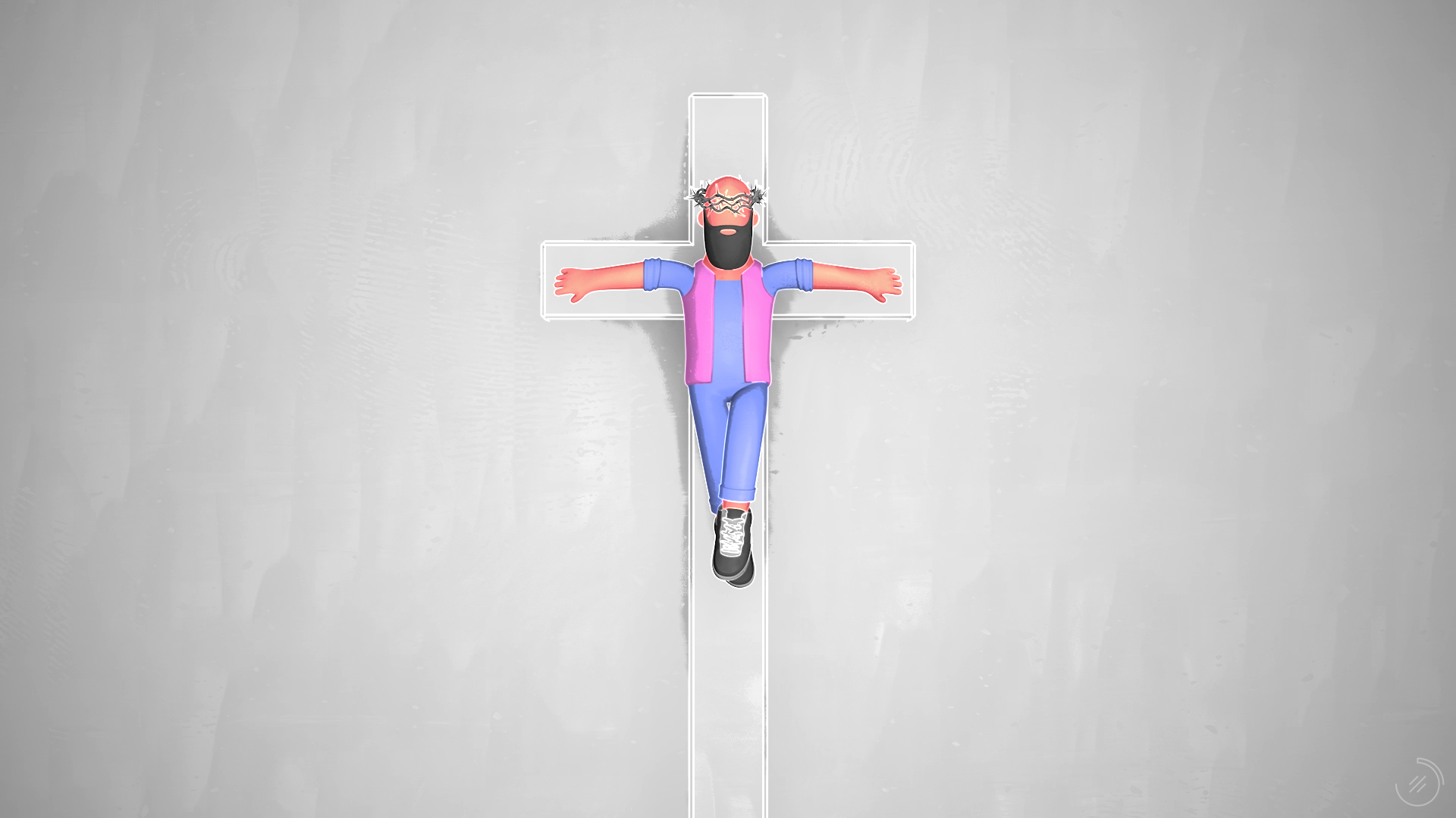 Un fotograma del vídeo. Lo mismo que describe el texto.