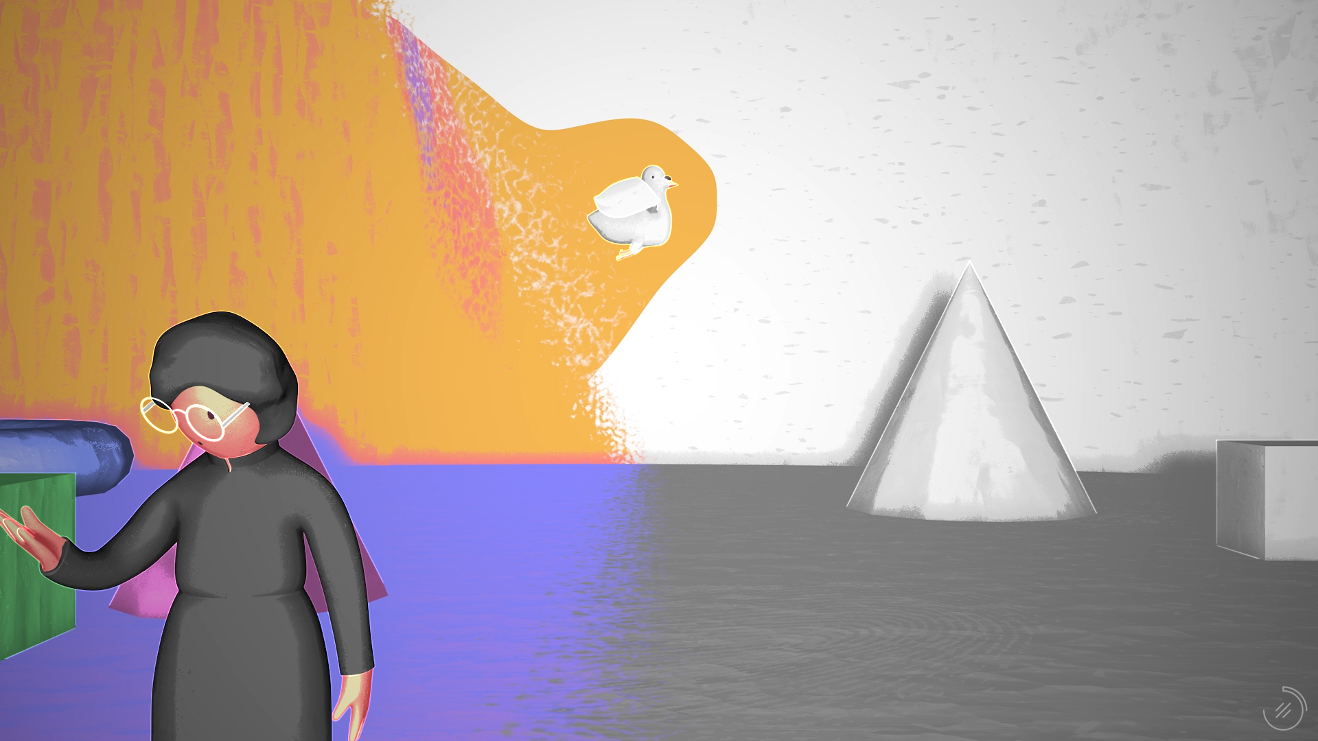 Un fotograma del vídeo. Lo mismo que describe el texto.