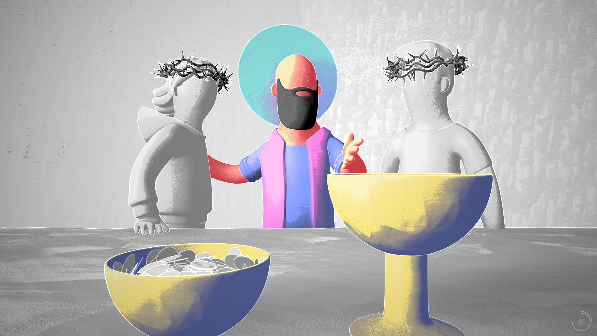 Un fotograma del vídeo. Lo mismo que describe el texto.