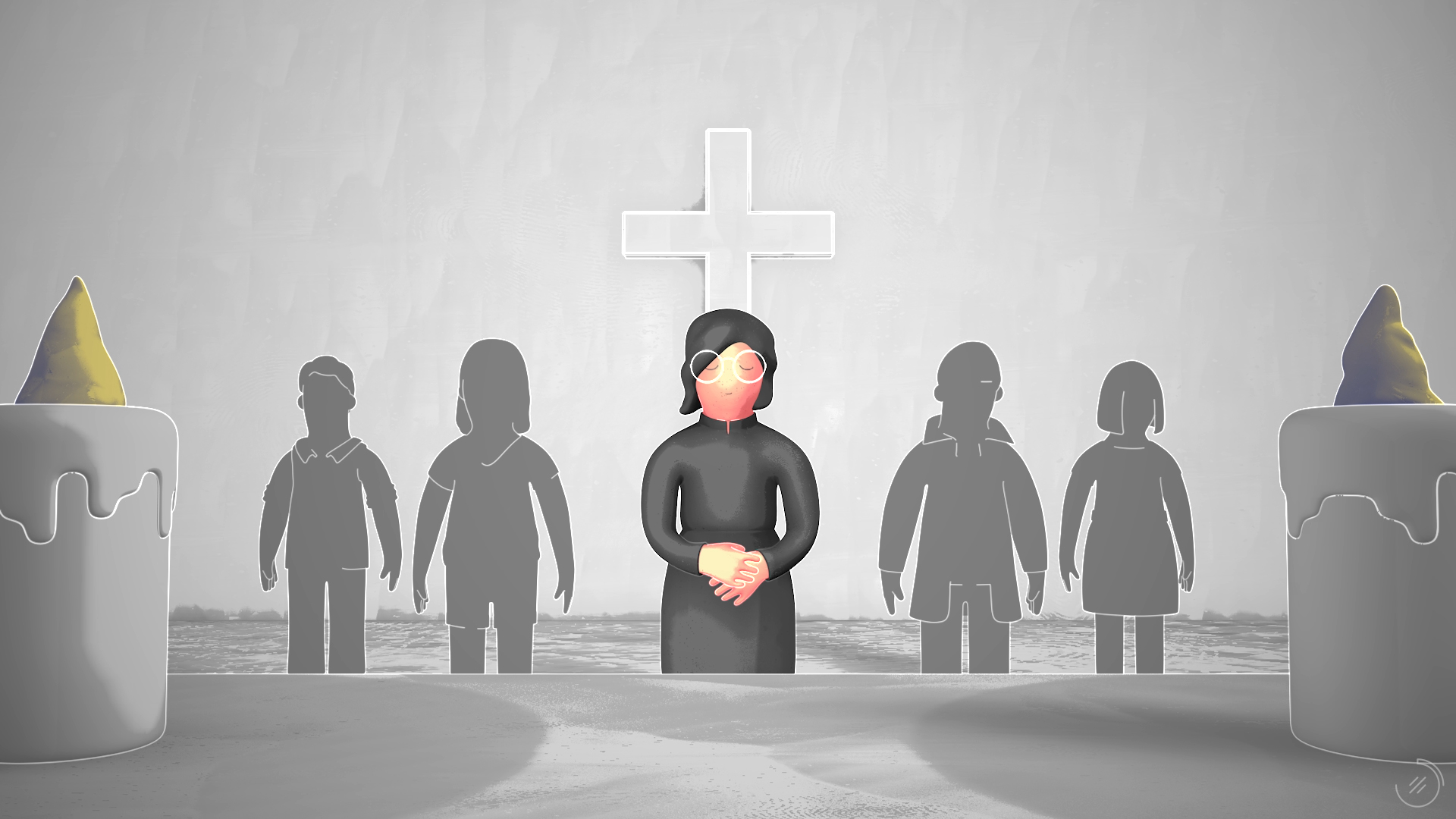 Un fotograma del vídeo. Lo mismo que describe el texto.