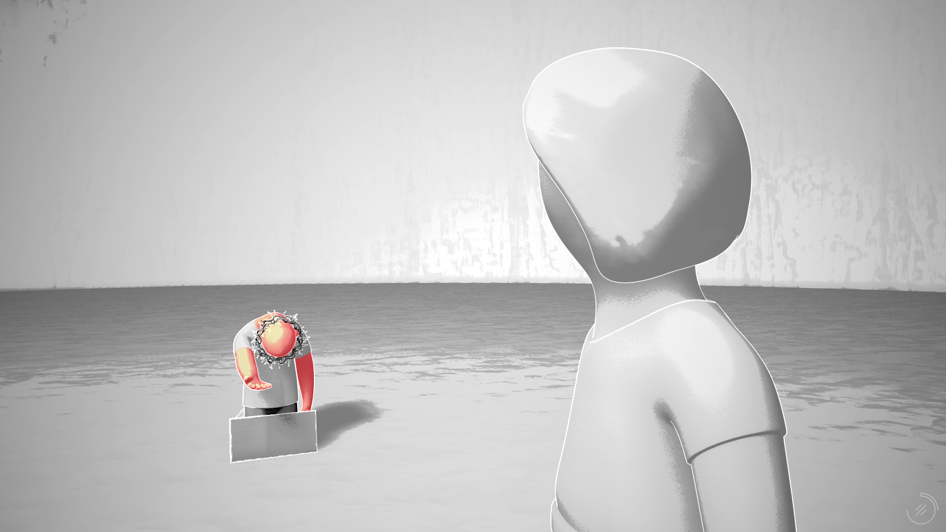 Un fotograma del vídeo. Lo mismo que describe el texto.