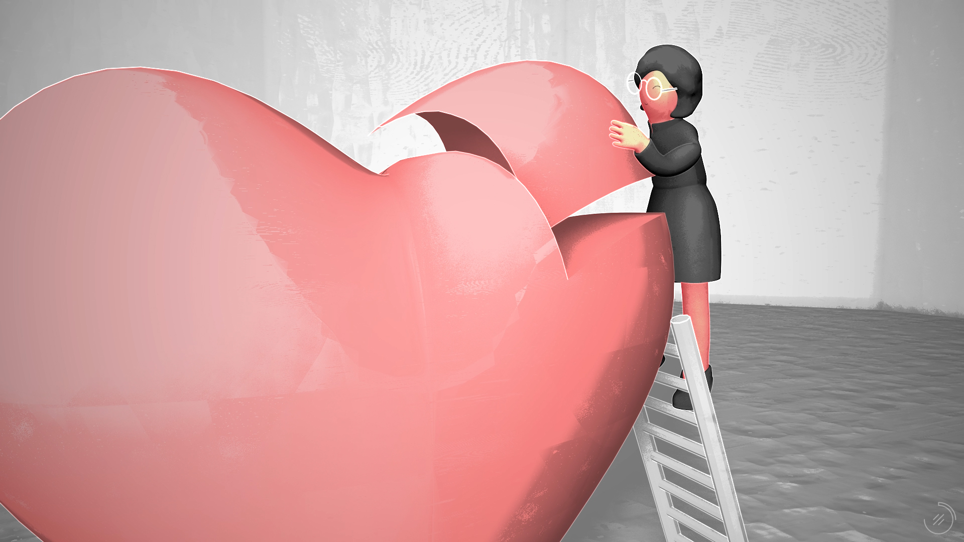 Un fotograma del vídeo. Lo mismo que describe el texto.