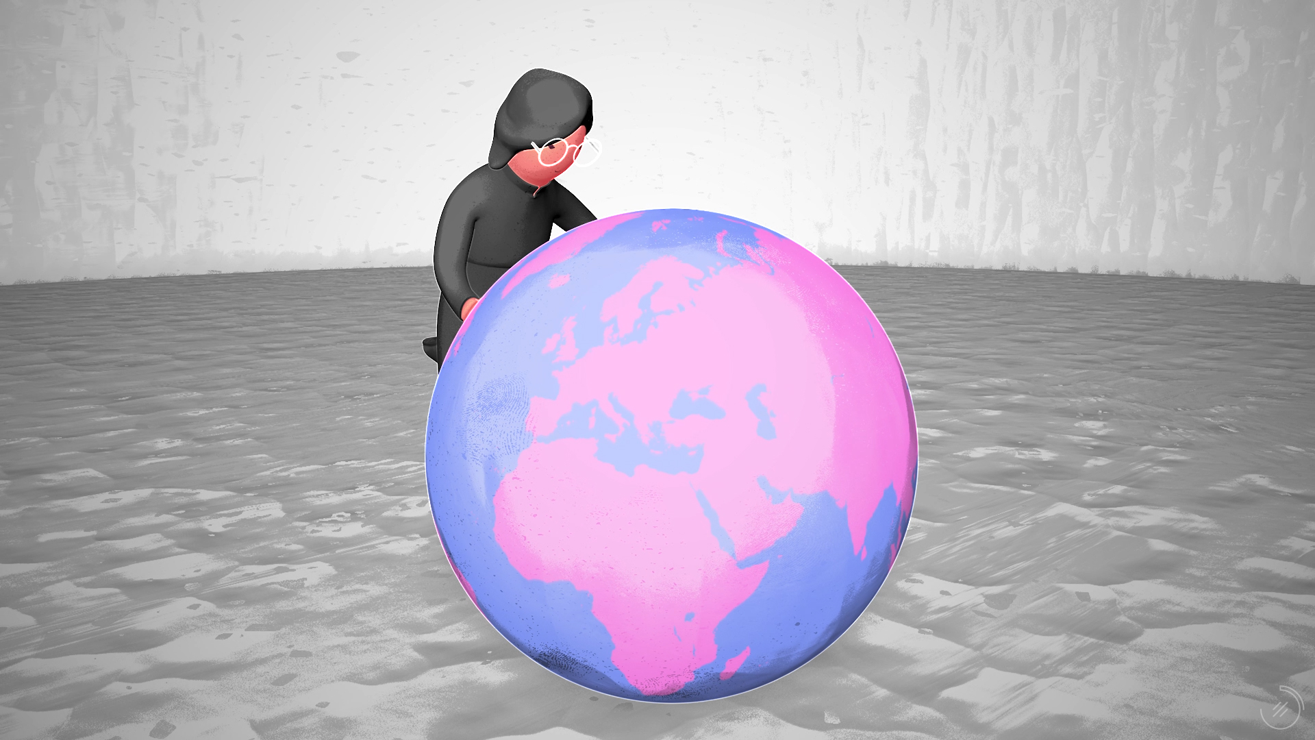 Un fotograma del vídeo. Lo mismo que describe el texto.